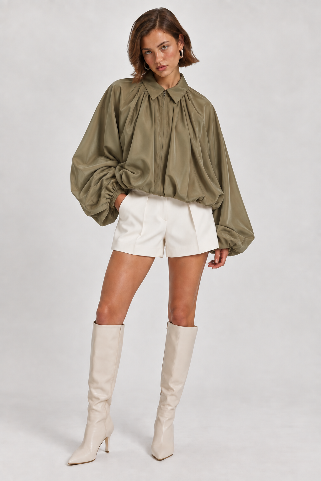 Tess Bomberjas Khaki